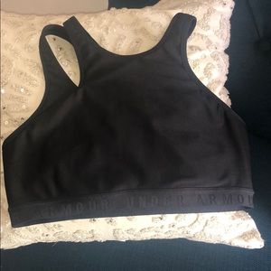under armour high neck sports bra